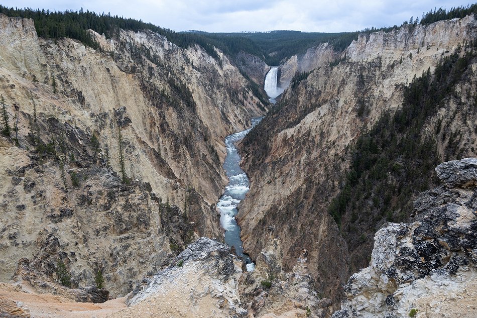 Yellowstone Falls, Yellowstone National Park.