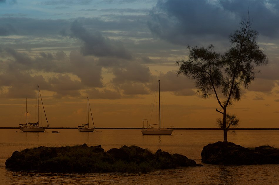 Sunset in Hilo
