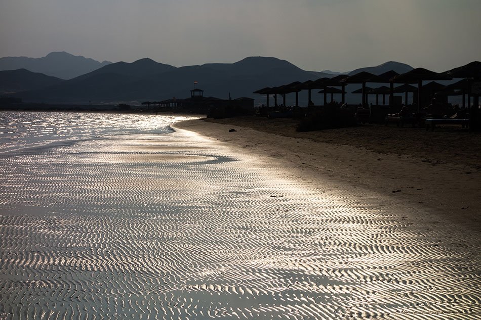 A beach on the Red Sea coast, Marsa Alam, Egypt.