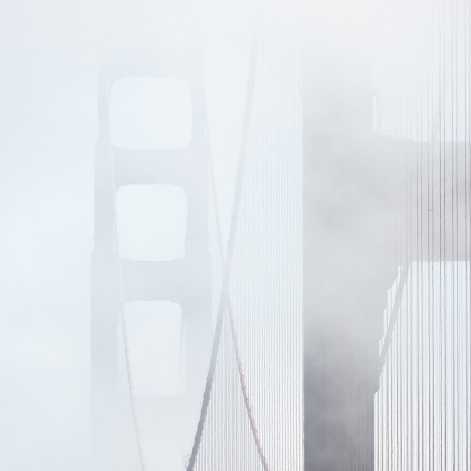 The Golden Gate Bridge.