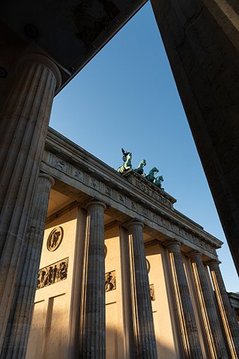 The Brandenburg Gate.