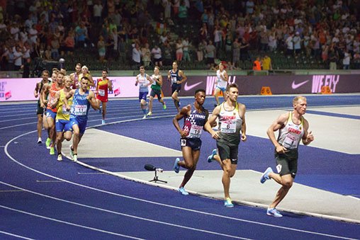 Arthur Abele in the decathlon.