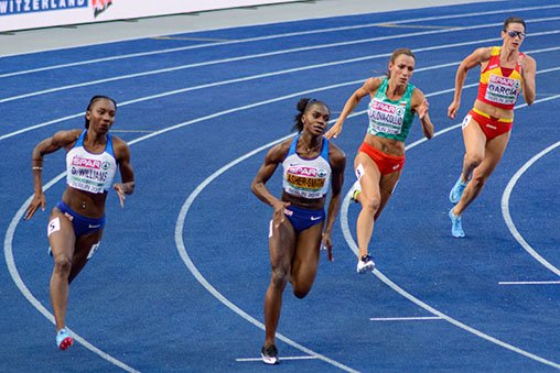 Dina Asher-Smith in the women