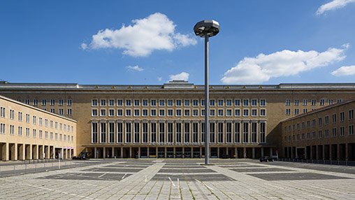The entrance at Tempelhof.