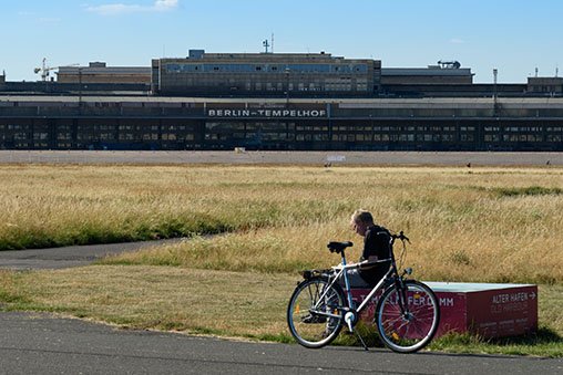 Tempelhof airport and Tempelhofer Feld.